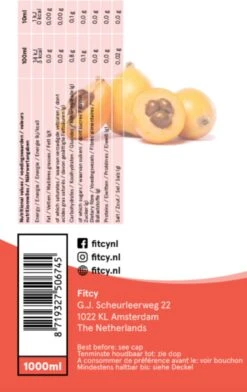 Fitcy | Koffiesiroop | Amaretto | Barista Syrup | Zero | Vegan | Vetvrij | Suikervrij | Keto-vriendelijk | Koffie | Siroop | MET DOSEERPOMP | 1L -Koffie Drinken Winkel 757x1200