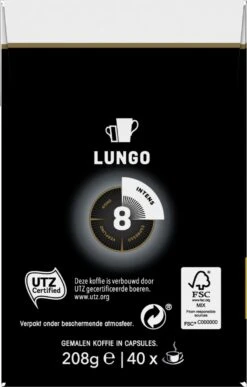 Douwe Egberts Lungo Intens (8) - 5 X 40 Koffiecups -Koffie Drinken Winkel 765x1200 1