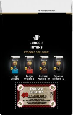 Douwe Egberts Lungo Intens (8) - 5 X 40 Koffiecups -Koffie Drinken Winkel 766x1200 1