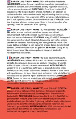 Fitcy | Koffiesiroop | Amaretto | Barista Syrup | Zero | Vegan | Vetvrij | Suikervrij | Keto-vriendelijk | Koffie | Siroop | MET DOSEERPOMP | 1L -Koffie Drinken Winkel 770x1200 4