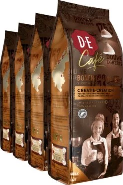 Douwe Egberts D.E Café Creatie Koffiebonen - 7/9 Intensiteit - 4 X 500 Gram -Koffie Drinken Winkel 796x1200