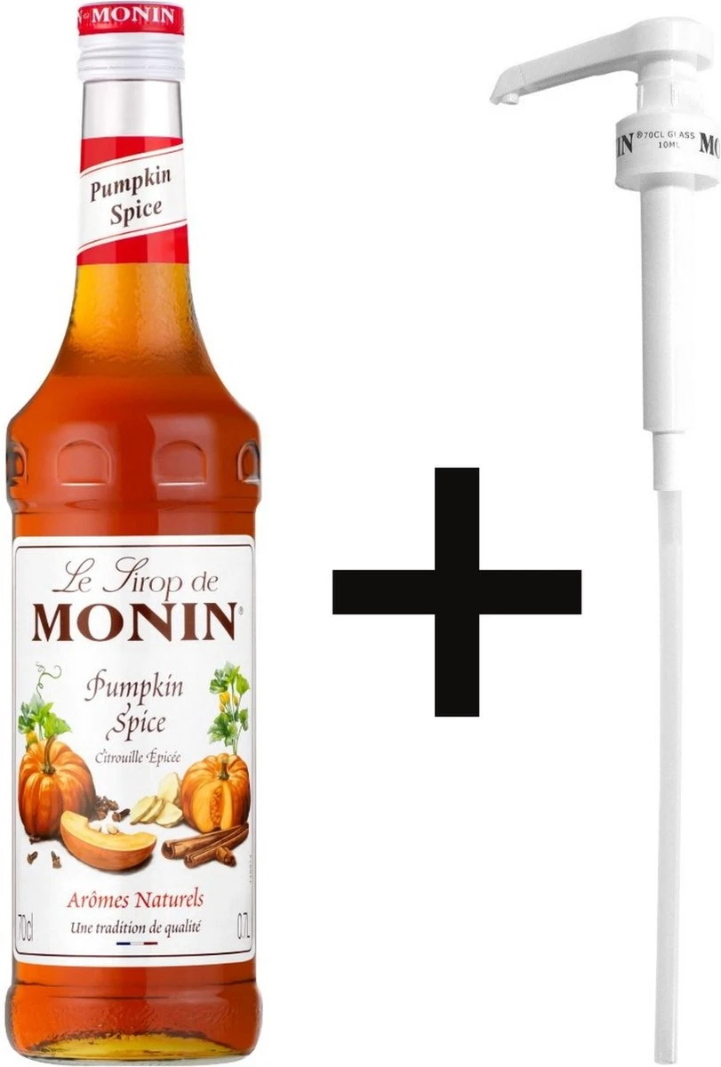 Monin Pumpkin Spice 70cl Koffiesiroop Met Doseer Pompje 1 Monin Pumpkin Spice 70cl Koffiesiroop Met Doseer Pompje