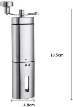 Comes In Handy - Koffiemolen Handmatig - Keramische Kern - Roestvrijstaal - Instelbare Maalgraad 14 Comes In Handy - Koffiemolen Handmatig - Keramische Kern - Roestvrijstaal - Instelbare Maalgraad -Koffie Drinken Winkel 817x1200