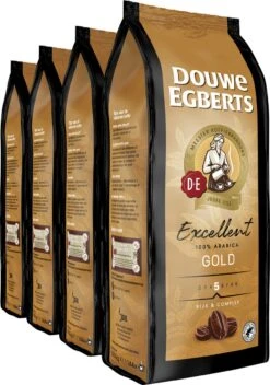 Bestsellers 9 Douwe Egberts Excellent Gold Koffiebonen - 5/9 Intensiteit - 4 X 1kg