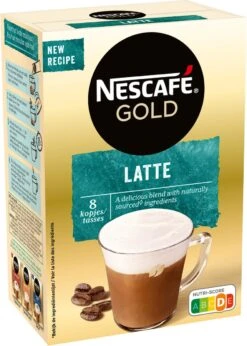 Nescafé Gold Latte Macchiato Oploskoffie - 6 Doosjes à 8 Zakjes 9 Nescafé Gold Latte Macchiato Oploskoffie - 6 Doosjes à 8 Zakjes -Koffie Drinken Winkel 856x1200 2