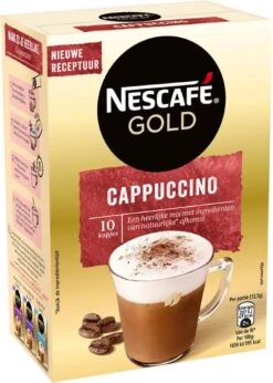 Nescafé Gold Cappuccino Oploskoffie - Ongezoet - 6 Doosjes à 10 Zakjes 9 Nescafé Gold Cappuccino Oploskoffie - Ongezoet - 6 Doosjes à 10 Zakjes -Koffie Drinken Winkel 857x1200 3