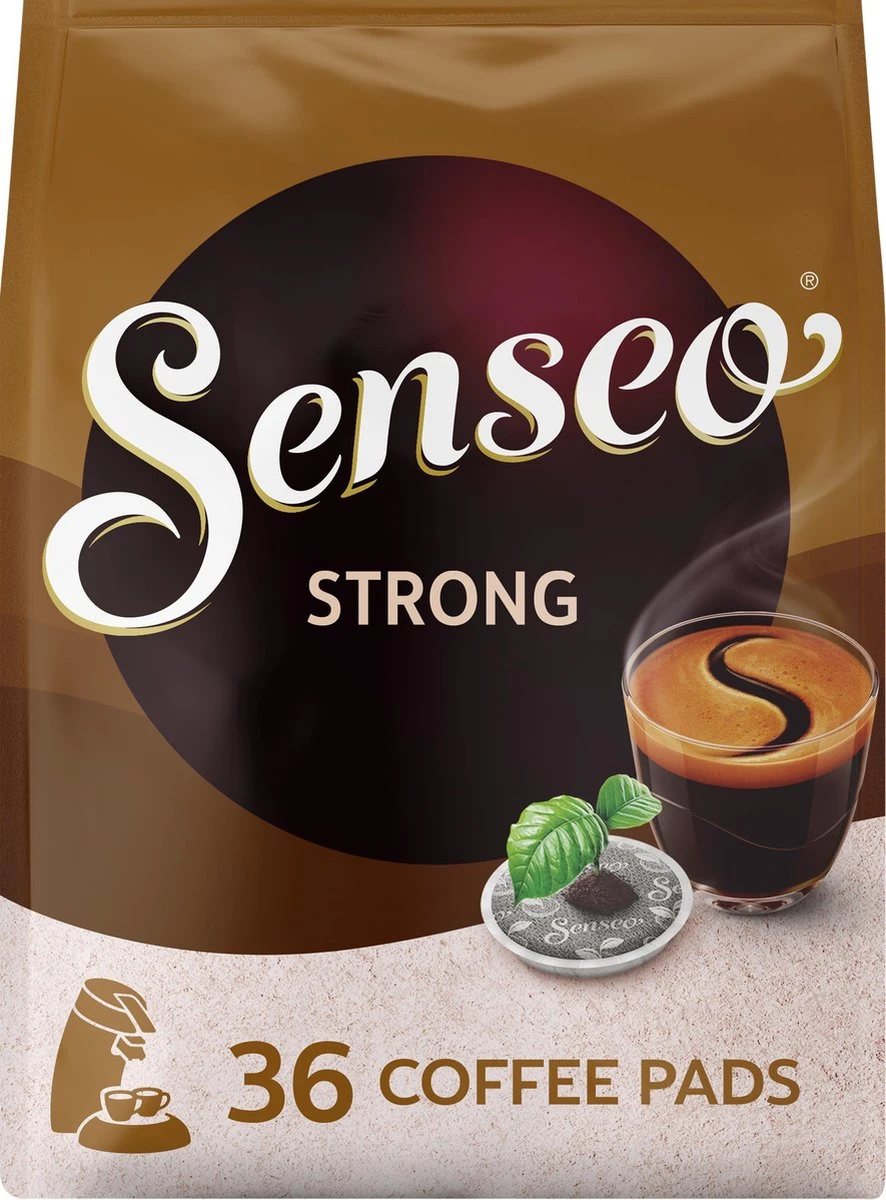 Senseo Strong Koffiepads - 7/9 Intensiteit - 10 X 36 Pads 8 Senseo Strong Koffiepads - 7/9 Intensiteit - 10 X 36 Pads - Afbeelding 8
