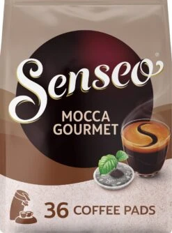Senseo Mocca Gourmet Koffiepads - 4/9 Intensiteit - 10 X 36 Pads -Koffie Drinken Winkel 887x1200 2