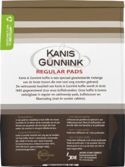 Kanis & Gunnink Regular Koffiepads - 10 X 36 Pads -Koffie Drinken Winkel 895x1200 1