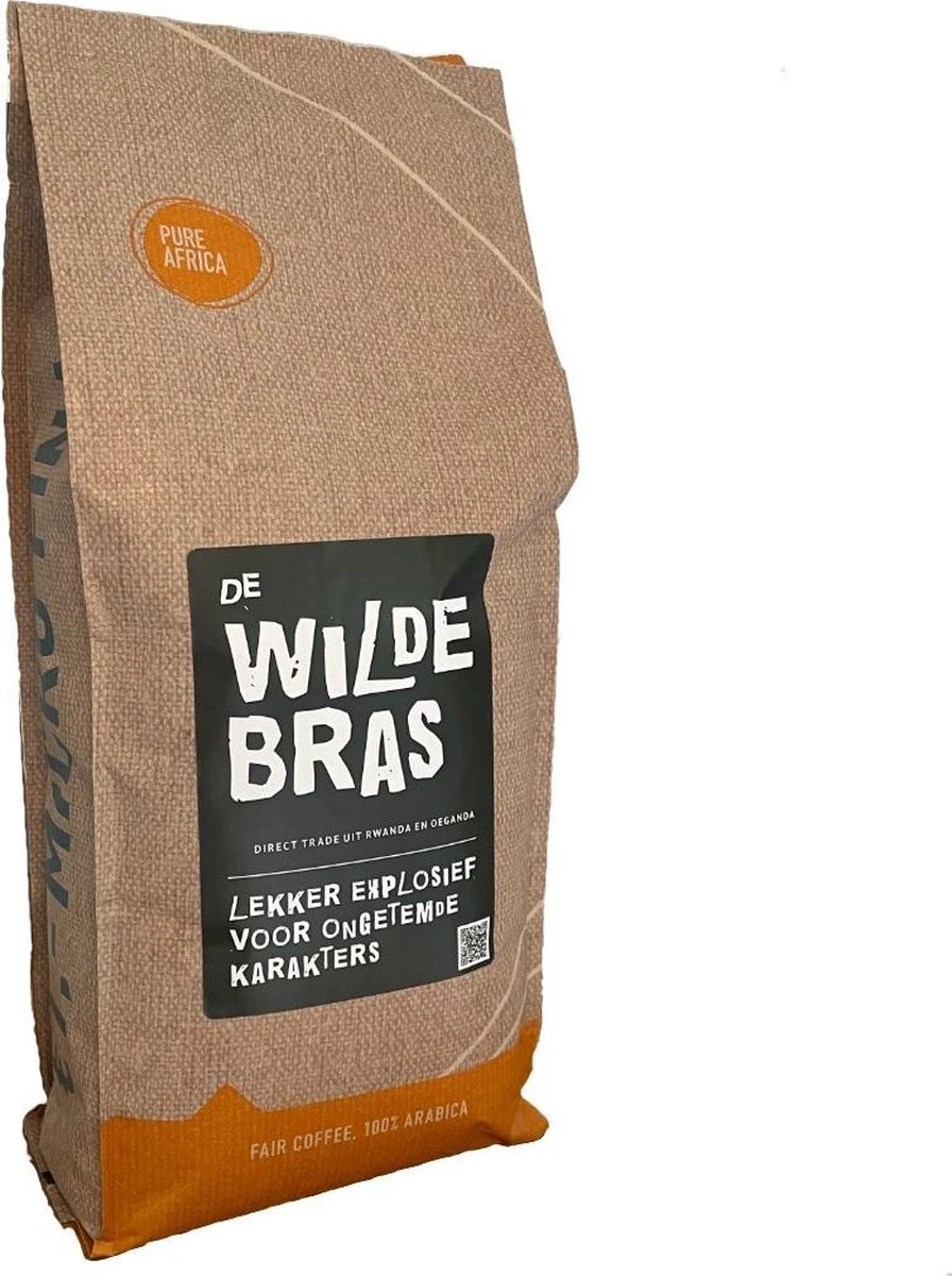 De Wildebras Arabica Koffiebonen 1kg - Rwanda & Oeganda 1 De Wildebras Arabica Koffiebonen 1kg - Rwanda & Oeganda