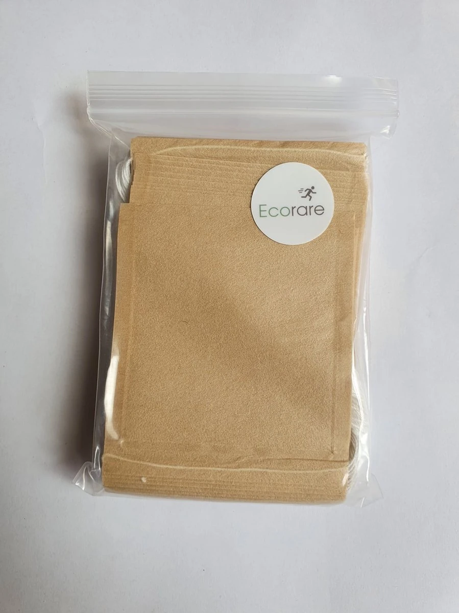 Ecorare - Theezakjes Voor Losse Thee - Lege Theezakjes - 100 Stuks - 6x8 Cm - 3 Verschillende Maten 2 Ecorare - Theezakjes Voor Losse Thee - Lege Theezakjes - 100 Stuks - 6x8 Cm - 3 Verschillende Maten - Afbeelding 2
