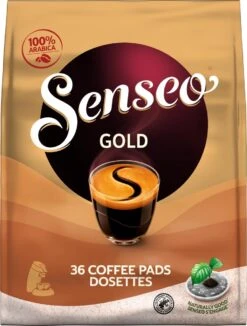 Senseo Gold Koffiepads - 5/9 Intensiteit - 10 X 36 Pads -Koffie Drinken Winkel 910x1200