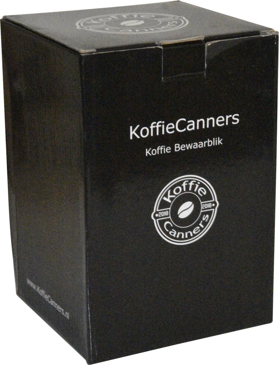 KoffieCanners Koffie Bewaarbus Luchtdicht Met CO2 Uitlaat Voor 600 Gram - Koffieblik Matzwart 5 KoffieCanners Koffie Bewaarbus Luchtdicht Met CO2 Uitlaat Voor 600 Gram - Koffieblik Matzwart - Afbeelding 5
