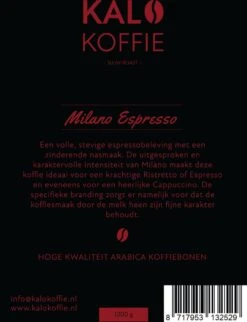 Kalo Koffie - 100% Arabica Koffiebonen - Milano Espresso - 1kg - Exclusieve Koffie -Koffie Drinken Winkel 921x1200