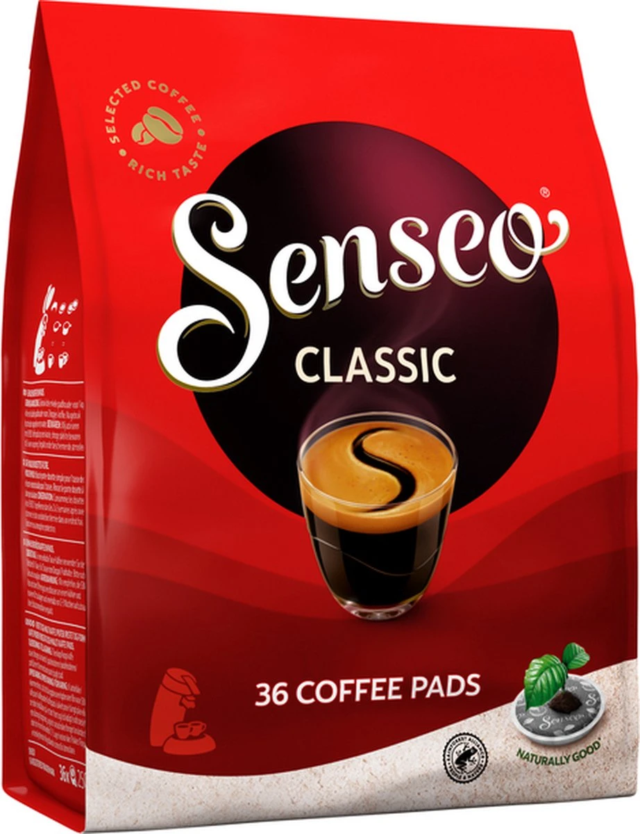 Senseo Classic Koffiepads - 5/9 Intensiteit - 10 X 36 Pads 10 Senseo Classic Koffiepads - 5/9 Intensiteit - 10 X 36 Pads - Afbeelding 10