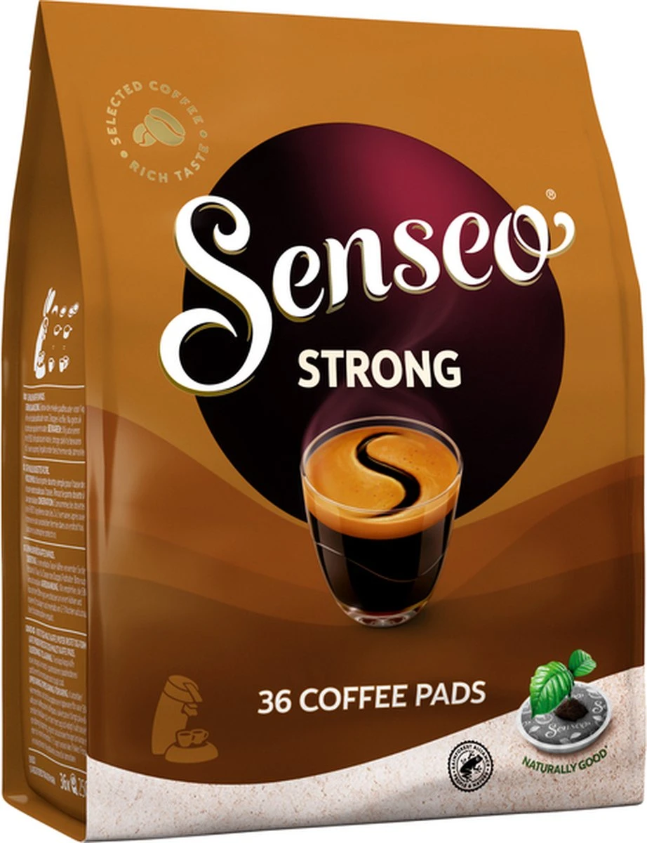 Senseo Strong Koffiepads - 7/9 Intensiteit - 10 X 36 Pads 10 Senseo Strong Koffiepads - 7/9 Intensiteit - 10 X 36 Pads - Afbeelding 10