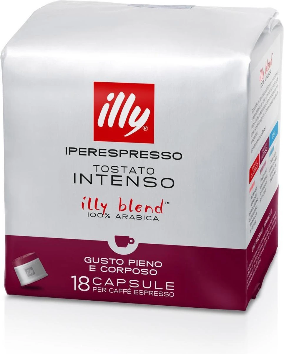 Illy - Iperespresso Koffie Home Intenso 6 X 18 Capsules 4 Illy - Iperespresso Koffie Home Intenso 6 X 18 Capsules - Afbeelding 4