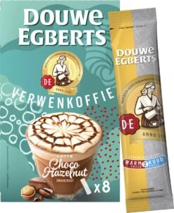 Douwe Egberts Latte Choco Hazelnut Oploskoffie - 5/9 Intensiteit - 5 X 8 Zakjes -Koffie Drinken Winkel 980x1200 1