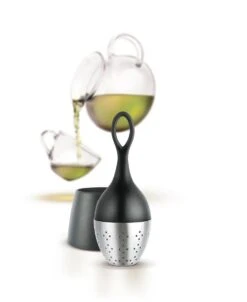 AdHoc Floatea Drijvend Thee-ei - H 130mm - Zwart -Koffie Drinken Winkel 982x1200 2