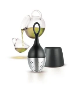 AdHoc Floatea Drijvend Thee-ei - H 130mm - Zwart -Koffie Drinken Winkel 982x1200 3