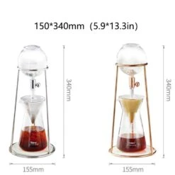 Coffee Maker Glass Filter Coffee Machine, Espresso Coffee Small Fine Drip Coffee Machines Home Office Automatic Coffee Machine -Koffie Drinken Winkel Coffee Maker Glass Filter Coffee Machine2C Espresso Coffee Small Fine Drip Coffee Machines Home Office Automatic Coffee Machine 2