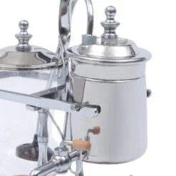Coffee Maker, Elegant Double Ridged Fulcrum With Handle, Luxury Silver Coffee Maker, Antique Coffee Tea Brewer, Tea Maker -Koffie Drinken Winkel Coffee Maker2C Elegant Double Ridged Fulcrum with Handle2C Luxury Silver Coffee Maker2C Antique Coffee Tea Brewer2C Tea Maker 4