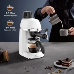 Espresso Machine Coffee Maker 23 Espresso Machine Coffee Maker -Koffie Drinken Winkel Espresso Machine coffee maker Cappuccino Latte Machine Black 3.5 Bar 1 4 Cup 11