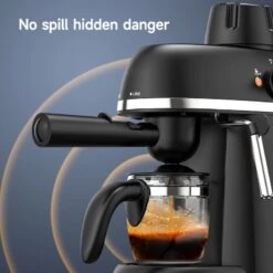 Espresso Machine Coffee Maker 15 Espresso Machine Coffee Maker -Koffie Drinken Winkel Espresso Machine coffee maker Cappuccino Latte Machine Black 3.5 Bar 1 4 Cup 3