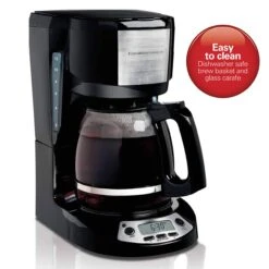 Hamilton Beach 12 Cup Programmable Coffee Maker In Black 8 Hamilton Beach 12 Cup Programmable Coffee Maker In Black -Koffie Drinken Winkel Hamilton Beach 12 Cup Programmable Coffee Maker in Black 2