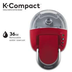 K-Compact Single-Serve K-Cup Pod Coffee Maker, Turquoise 24 K-Compact Single-Serve K-Cup Pod Coffee Maker, Turquoise -Koffie Drinken Winkel K Compact Single Serve K Cup Pod Coffee Maker2C Turquoise 10