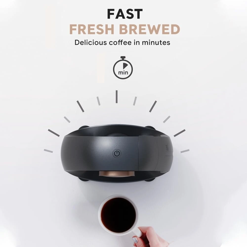 Semi-automatic Coffee Maker For Home 240ml 85 Degrees Constant Temperature 1400W Silent Portable Coffee Maker Machine 4 Semi-automatic Coffee Maker For Home 240ml 85 Degrees Constant Temperature 1400W Silent Portable Coffee Maker Machine - Afbeelding 4