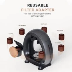 Semi-automatic Coffee Maker For Home 240ml 85 Degrees Constant Temperature 1400W Silent Portable Coffee Maker Machine 12 Semi-automatic Coffee Maker For Home 240ml 85 Degrees Constant Temperature 1400W Silent Portable Coffee Maker Machine -Koffie Drinken Winkel Semi automatic Coffee Maker for Home 240ml 85 Degrees Constant Temperature 1400W Silent Portable Coffee Maker Machine 5